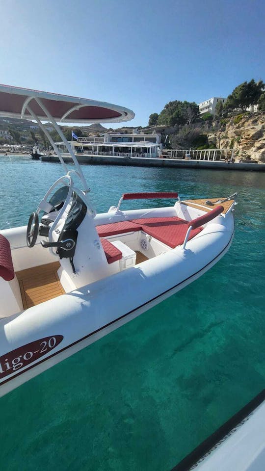 Indigo-20 RIB Rental in Kalafati, Greece