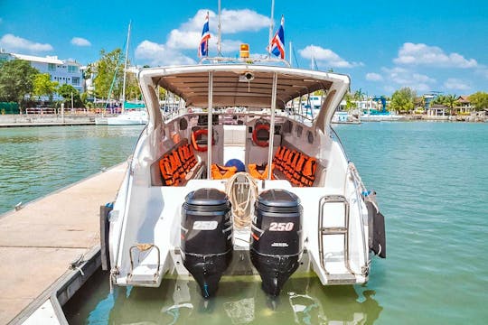 Buckle up for an adrenaline-fueled speedboat tour to Phi Phi Islands!