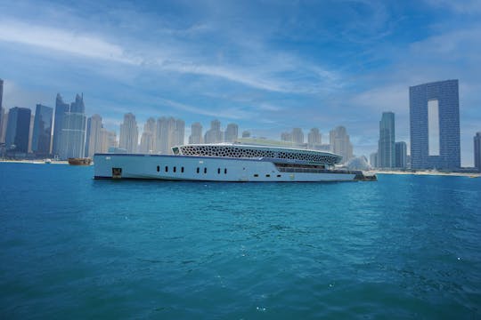 CELEBRATE NEW YEAR EVE 2025 SUPER MEGA YACHT FIRWORKS VIEW ATLANTIS|BURJ AL ABAB