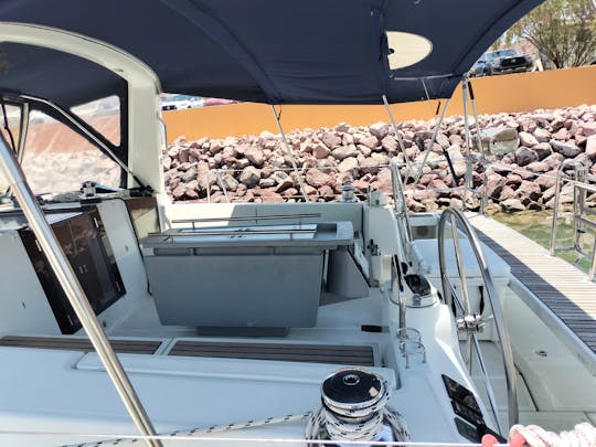 Beneteau 45 ft Sailboat at La Paz, Baja California Sur