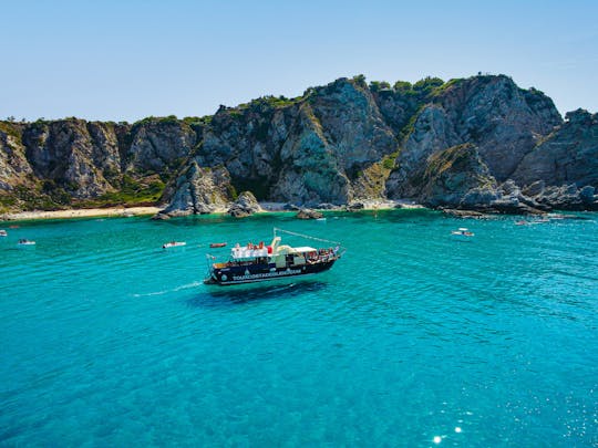 Tropea boat trip to Capo Vaticano