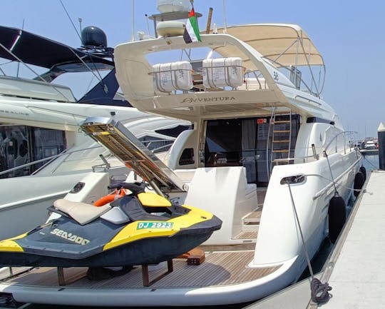 Luxury Italian Azimut Yacht with FREE Jet Ski for Select Trips from Dubai Marina