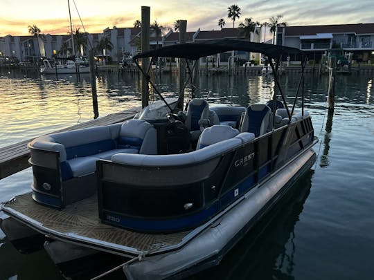 Crest Tritoon à Madeira Beach, en Floride !