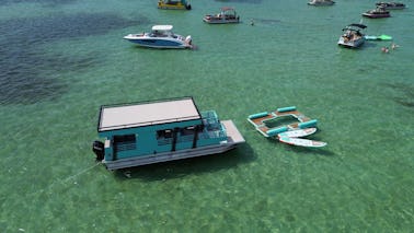 18 Passenger Private Pontoon Crab Island Experience w/ Restroom