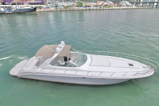 Visitando Miami? Junte-se a nós para uma experiência inesquecível a bordo de um Sea Ray de 65 pés!