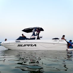 2020 Supra 550SE 25 pés Bowrider | Wakesurf, tubing e cruzeiro!