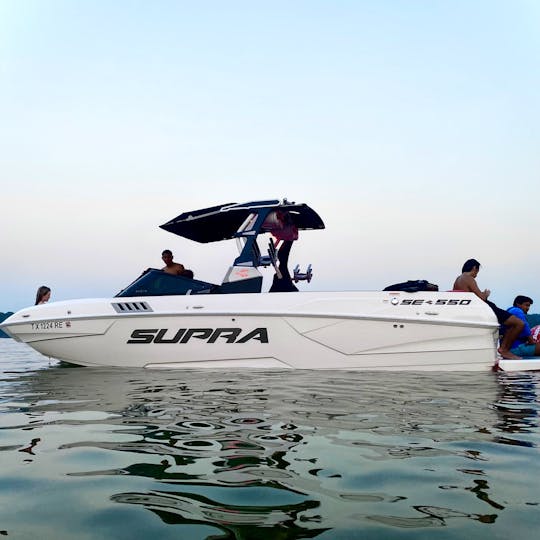 2020 Supra 550SE 25ft Bowrider | Wakesurf, tubing, and cruising!
