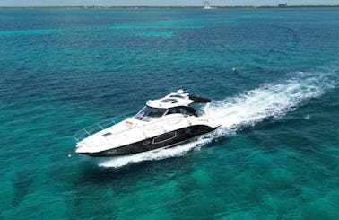 ☀️🛥️ 42ft Motor Yacht Rental in Cancún