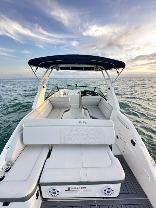 Novos bares de areia salgada SeaRay 250 SDX em Key West  