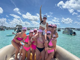 Crab Island Party!! Godfrey Pontoon With Paddleboard,Lily Pad & More