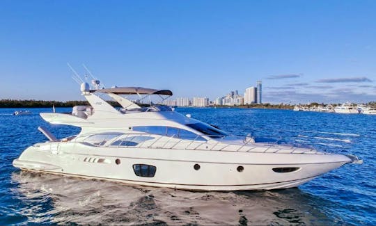 Luxurious 65’ Azimut yacht, FREE 1 HR, JETSKI + CHAMPAGNE*  