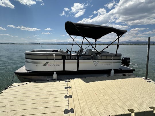 Pontoon Boat Viaggio Del Mar 18U Rental in Loveland, Colorado