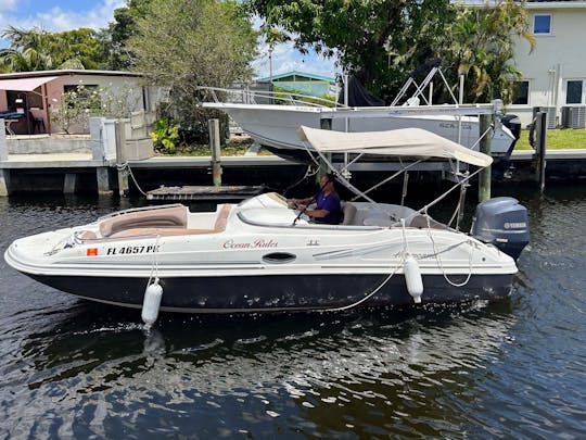 Explore the Water with 10 Friends on a Hurricane 22 Bowrider