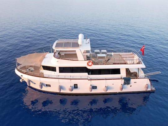 Yacht de chalutier de 20 cabines M3 à Muğla, Turquie