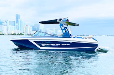 Captained Nautique Wake Sports Boat - Complete Equipment Included - Miami
