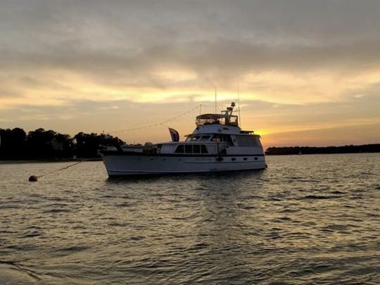 Relax Aboard The Classic Motor Yacht in Southern New England and Florida