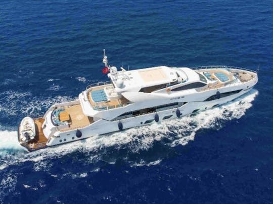 Charter our  138' Adorable Mega Yacht rental in Bodrum, TR