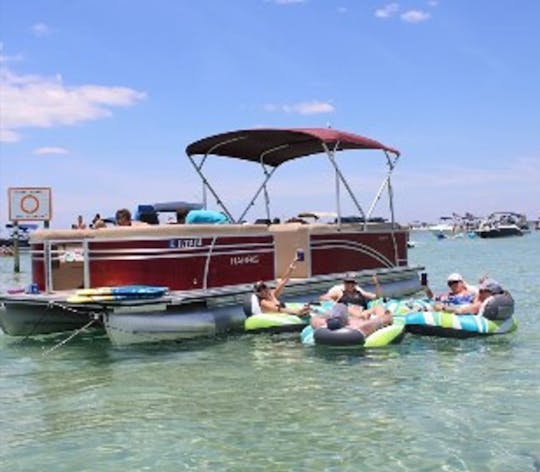 Aluguel de barco flutuante em Fort Walton Beach para 12 pessoas - 4 ou 8 horas