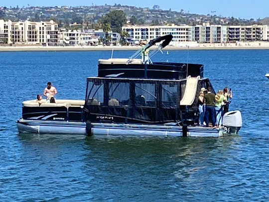 Party On The Most Stylish Pontoon w/ Waterslide In Mission Bay