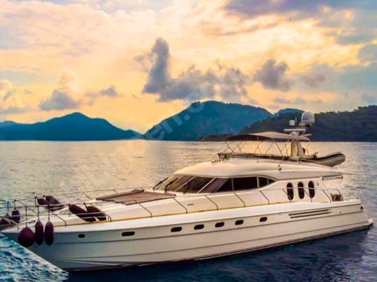 Majestic Voyage with Princess Power Mega Yacht in Muğla!