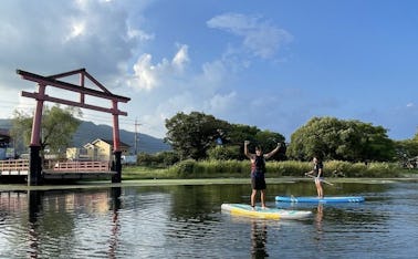 Ótimo SUP refrescante de manhã e à noite! 