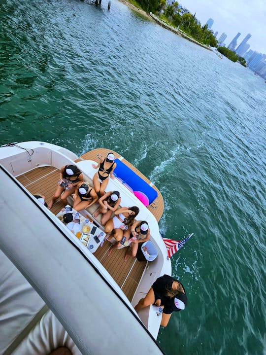 60" Captained Luxury Party Yacht up to 13 Guests in Miami Beach READ DESCRIPTION