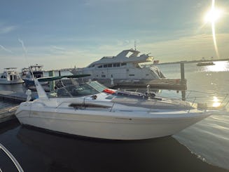 Cruise Boston in this baby 34ft Sea Ray Motor Yacht