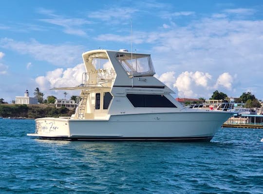 42 ft Hatteras Tropical Zen, Icacos, Palomino, Culebra and Vieques Islands