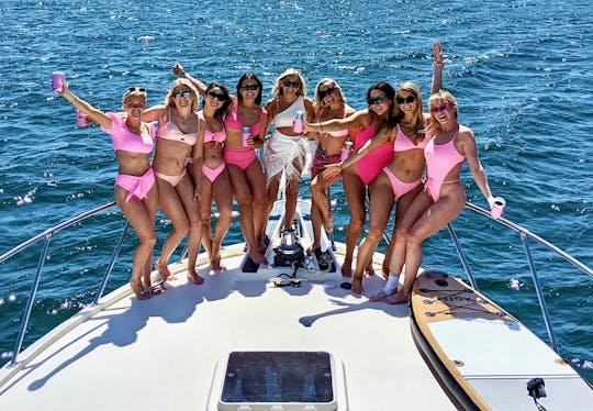 Iate de cruzeiro privado de luxo Hatteras de 45 pés em Destin, FL