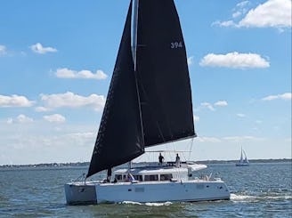 46' Lagoon 450 Sailing Catamaran - 12 Guests - Kemah Boardwalk Marina, Galv Bay