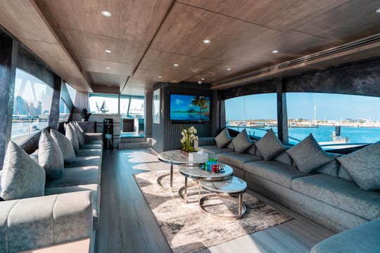 Luxurious 88ft Yacht capacity 50 guest in Dubai Marina