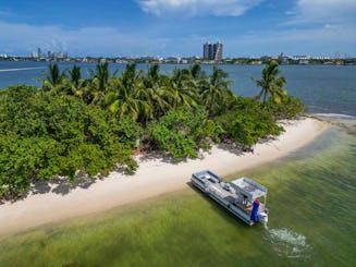 Enjoy 32ft 'RUMBA' PONTOON with BBQ/DISCO LIGHTS & SMOKE MACHINE in Miami!