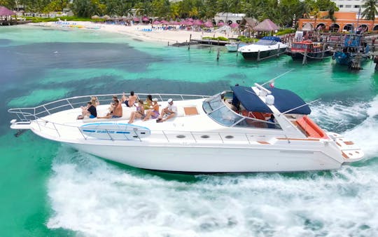 Private Luxury Yacht 55ft Sea Ray Rental in Cancún