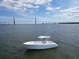 Explore the Lowcountry in Style with Our 28ft Edgewater Luxury Boat!