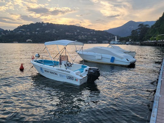 Marino rent boat Como Lake - SELF DRIVING 40CV