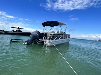 LINDO Bennington TRITOON 150 HP Holmes Beach, série Anna Maria Fishing 