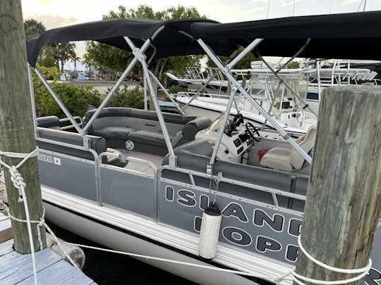 Book the 22ft Spacious Hurricane Pontoon in Bokeelia, Florida