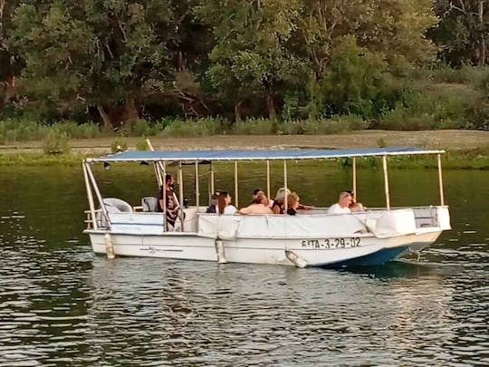 BATEAU CONFORTABLE DE 12 PASSAGERS POUR NAVIGUER SUR L'ÈBRE DEPUIS TORTOSA 