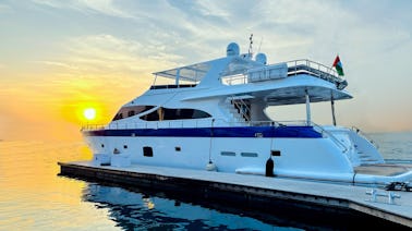 95' Luxury Mega Yacht Charter in Dubai for up to 60 Guests