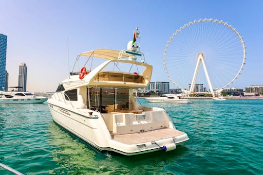 Luxury 60 Feet Majesty YACHT in Dubai Marina for up to 22 Guest 