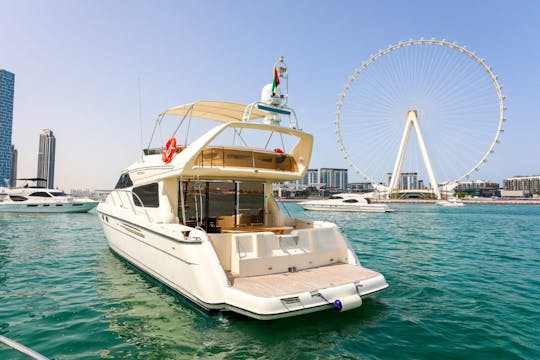 Luxury 60ft Majesty Yacht in Dubai Marina — Perfect for Parties & Celebrations