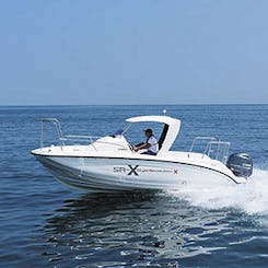 Alquiler de YAMAHA SR-X de 21 pies en Kisarazu, Chiba. ¡Excelente barco para pescar y navegar!