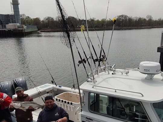 Dave and FREINDS with thier limit of stripers