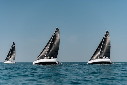 Sailing Yachts with Black Sails || Fareast 28R || 3 yachts