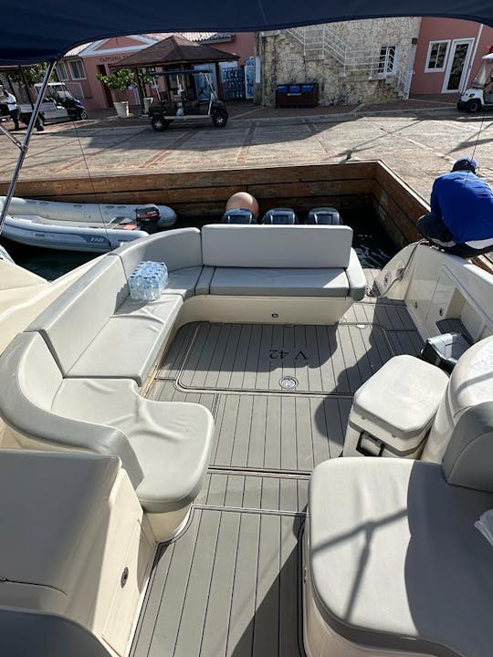Aventure en yacht Princess de 43 pieds avec équipage, boissons et équipement de plongée en apnée !