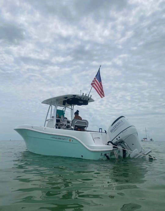 Console centrale de 23 pouces * croisière * pêche * banc de sable à Holmes Beach en Floride