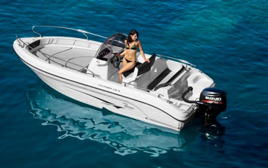 Karel 5.60m Powerboat for rent in Kos with or without skipper  