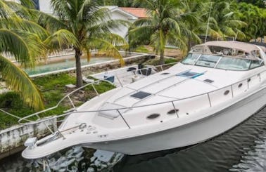 FREE CHAMPAGNE IN A SPORTY 50’ SEARAY