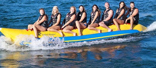  The Banana Boat ride! 🍌🚤 Experience the thrill of Lake Norman!