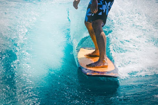 Surfing in Mount Lavinia, Sri Lanka